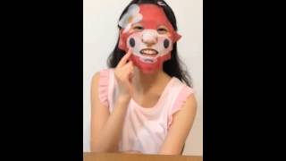 宮島るりかのいちご便り『マイメロディのなりきりフェイスパック』 宮島るりか　C CHANNEL