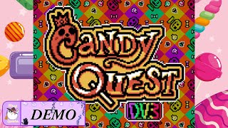 Candy Quest v3 | Full Demo | Halloween Pumpkin-Themed Gameboy Platformer screenshot 1