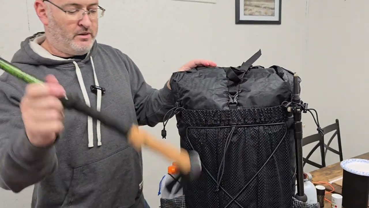 How to carry Trekking Poles on your pack