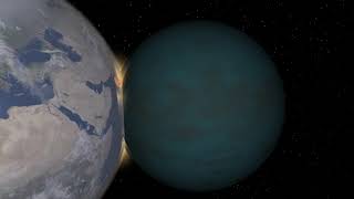 What will happen if earth and proxima centauri d collide