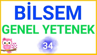 Bilsem Sınavı 2023 | Genel Yetenek Soruları | Zor Sorular | 1, 2 ve 3. Sınıf | #34