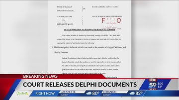 Delphi murder investigation: 118 documents released