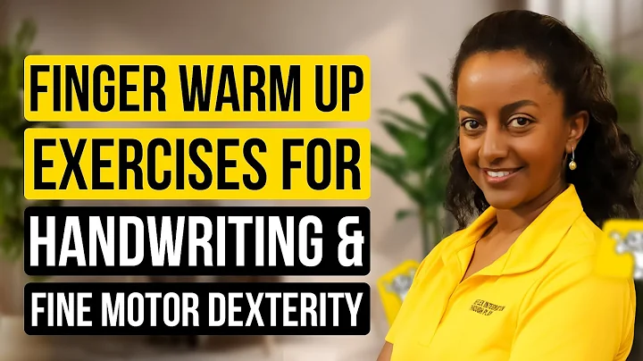 Finger Warm Up Exercises for Handwriting and Fine Motor Dexterity I Occupational Therapy