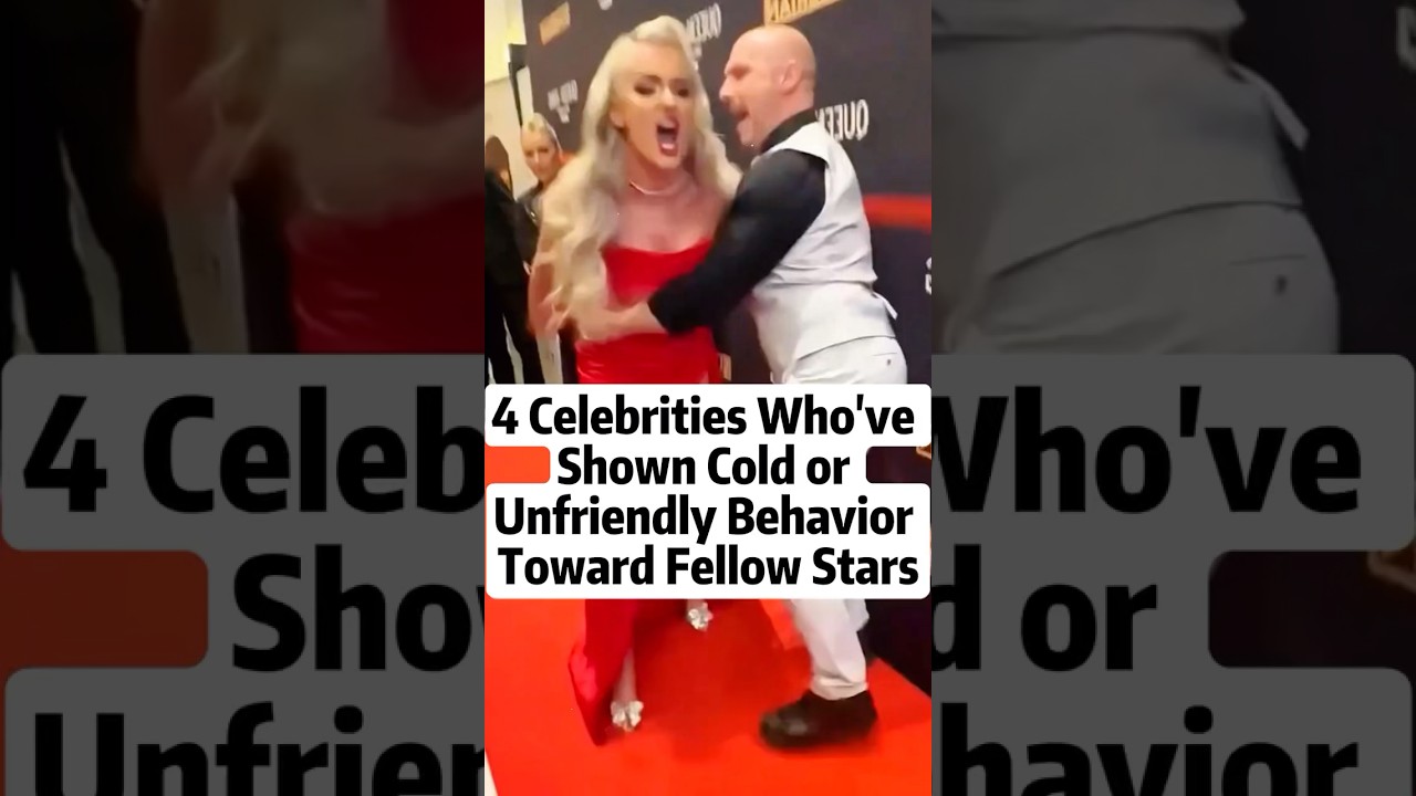 4 celebrities who’ve Shown Cold or Unfriendly Behavior Toward Fellow Stars 
