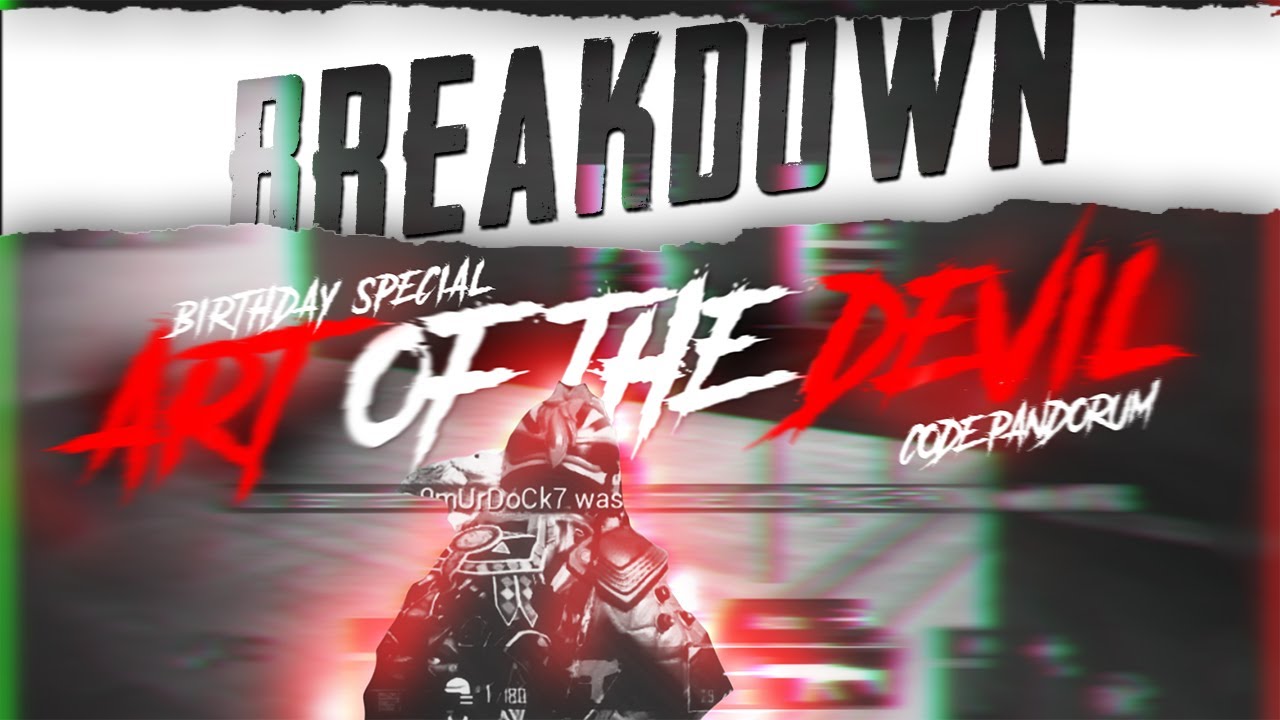 Breakdown - Art of the Devil PUBG Mobile Montage | After Effects | Zoom Gaming