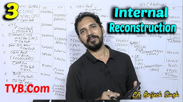Internal Reconstruction for TY B. Com (Lecture 3)