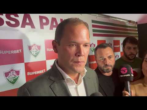 ALEXANDRE FONSECA, CEO DA SUPERBET, FALA EM EVENTO DE LANÇAMENTO DA NOVA PARCERIA COM O FLU