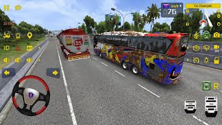BUSSID Bus AKAS Ramai Penumpang! Full Muatan Sepanjang Perjalanan screenshot 5