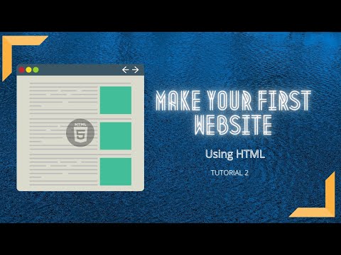 Make your first website using HTML || Tutorial 2 || By Krishna Raghavendran