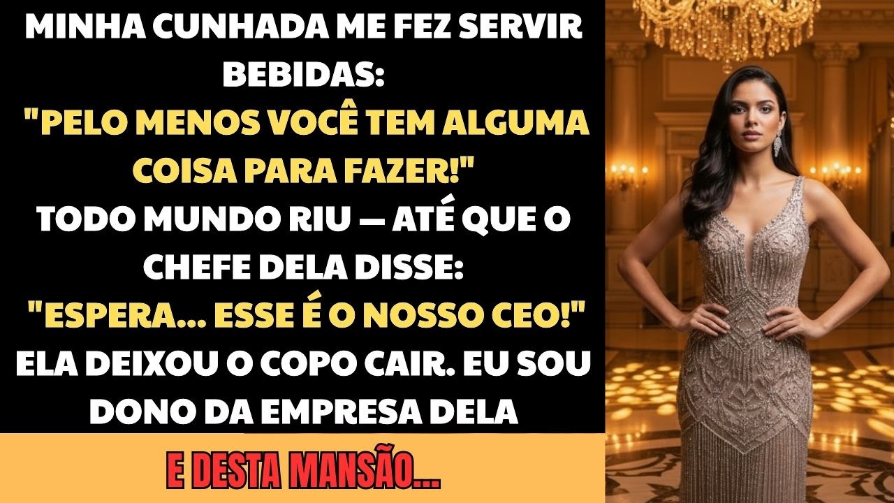 Minha Irmã Me Chamou de “Garçonete Pobre” na Festa — Até o Chefe Dela Me Reconhecer Como CEO