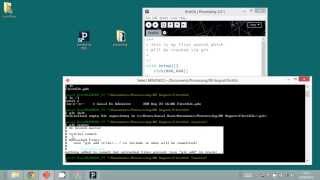 Create your first Processing Sketch and put it to git repository  - Part 1 Details