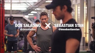 Don Saladino And Sebastian Stan - Marvel Training