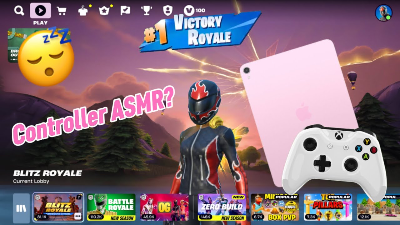 FORTNITE HANDCAM 🎮 CONTROLLER ASMR 🎧 #1 VICTORY ROYALE