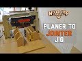 Turning My Planer Into A Jointer - Squaring wood with a planer - Jig prototype