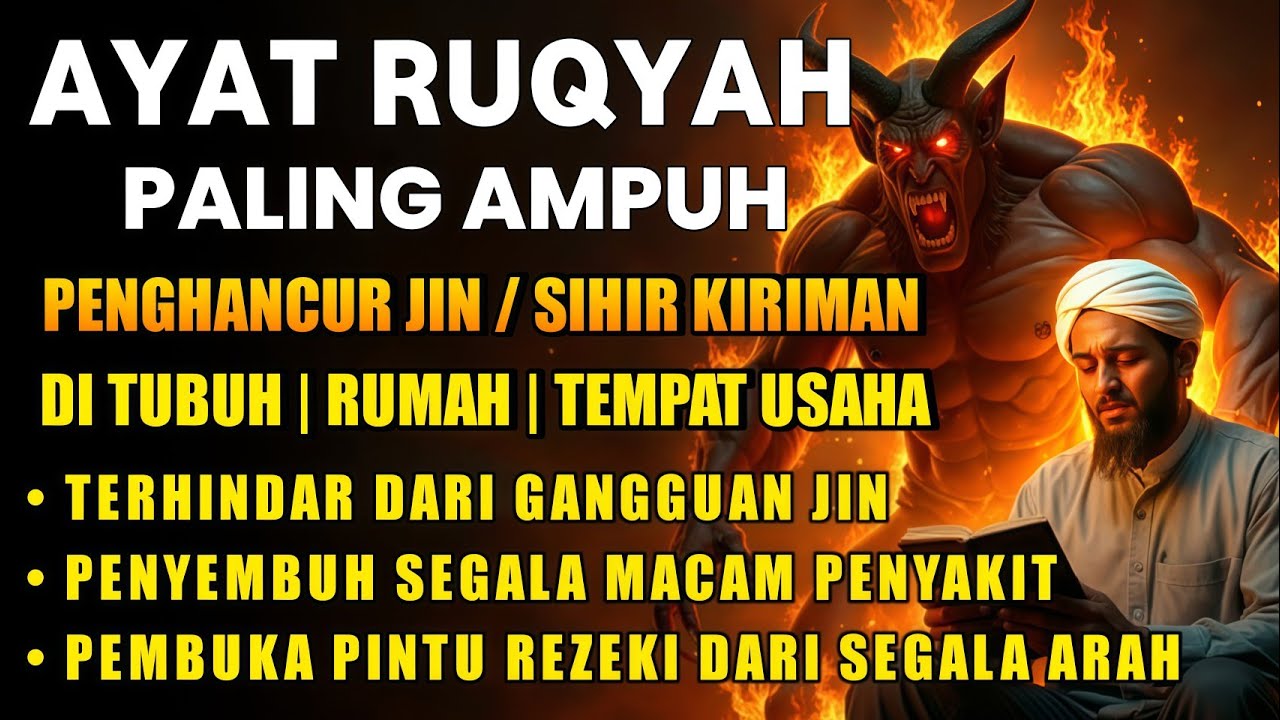 RUQYAH RUMAH PENGUSIR JIN, SETAN DAN SIHIR DI RUMAH,TUBUH,PENENANG HATI DAN FIKIRAN | By Alaa Aqeel