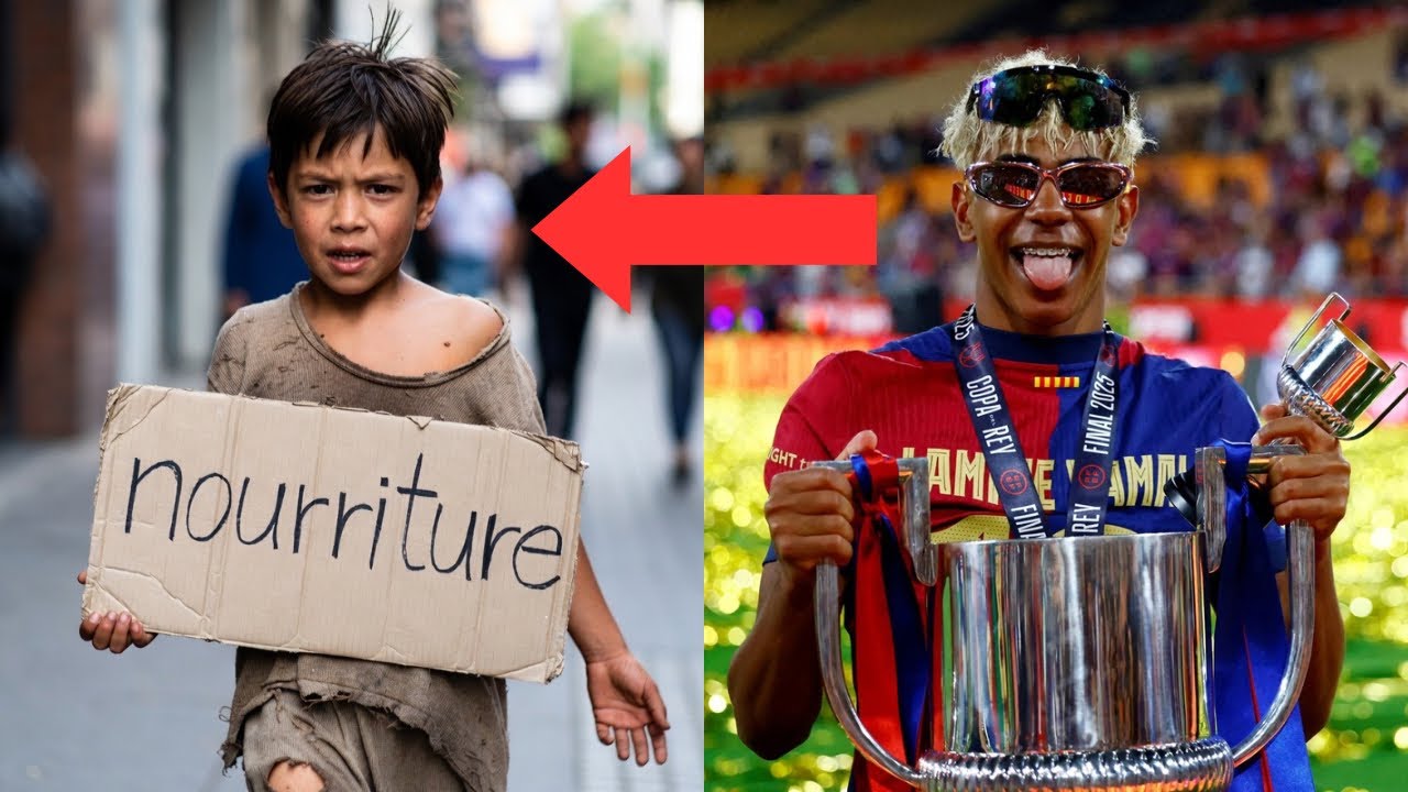 Un enfant des rues demande à manger à Lamine Yamal… Sa réaction va vous émouvoir !