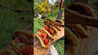 Taco Burger your next Favourite thing shorts menwiththepot asmr food cooking nature