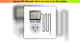 Limited EU Timer Socket Thermostat 220V AC 16A Timer Switch Electrical Outlets Switches Temperature