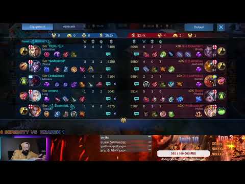 SERENITY VS KRAK3N - B ჯგუფი (MLBB - ტურნირი)