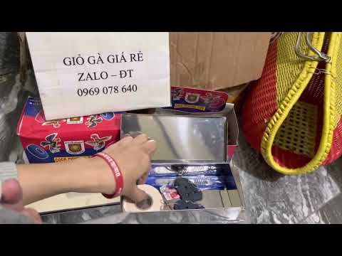 Video Hộp đựng y tế+ băng keo bịt cựa + giỏ gà chất lượng... - youtube