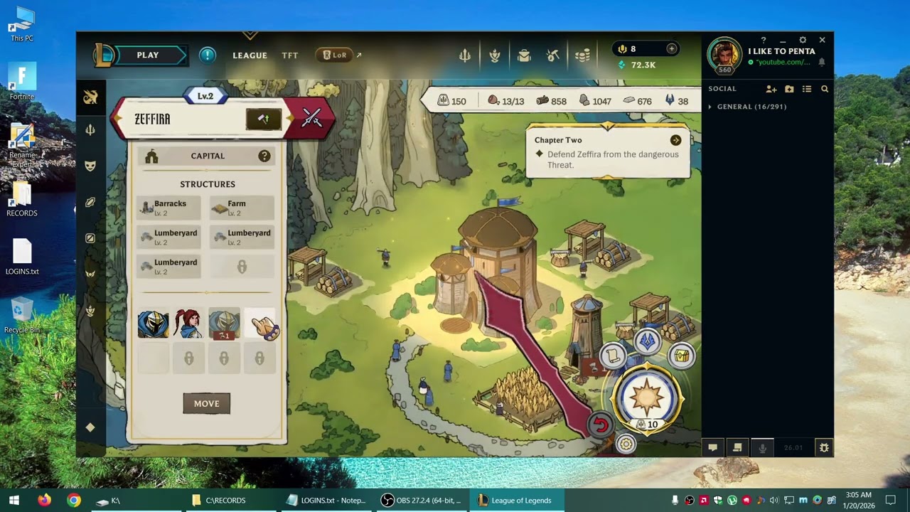 DEMACIA RISING-CLOUD DRAKE+MINOR THREATS-EASY METHOD-LEAGUE OF LEGENDS-01-20-2026