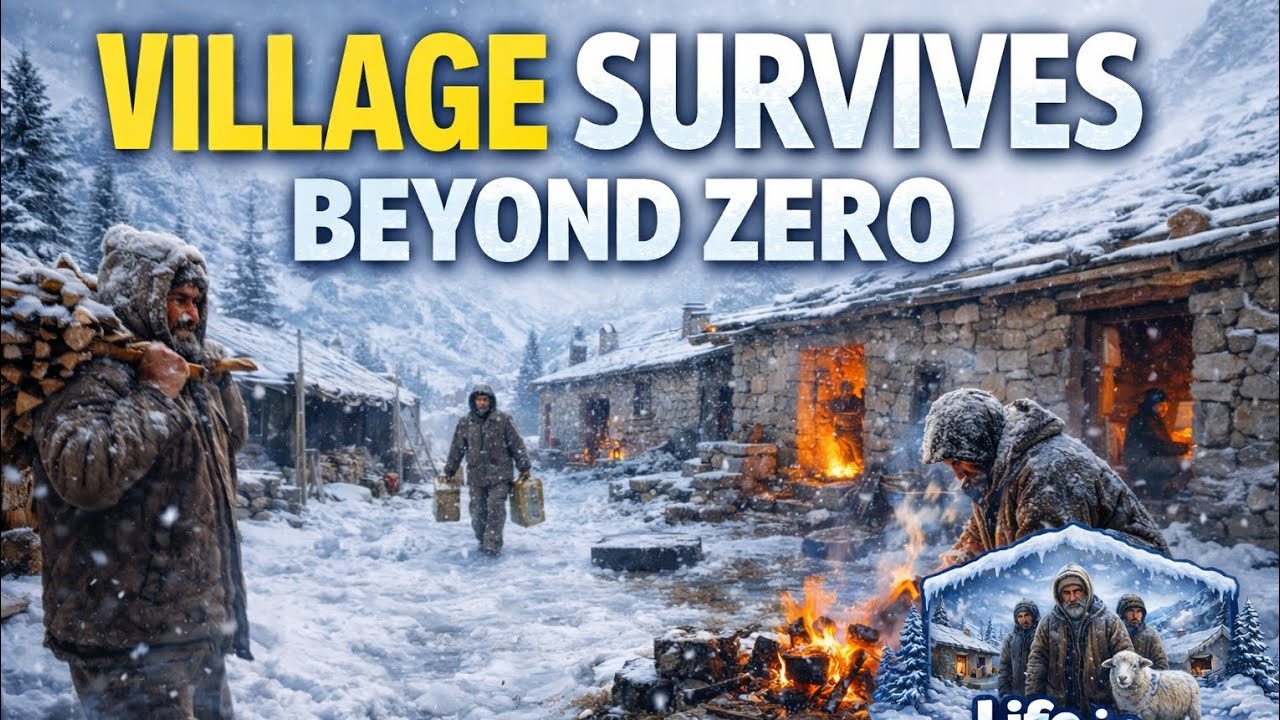 Life in a Snow Village – Surviving Extreme Cold 🥶
