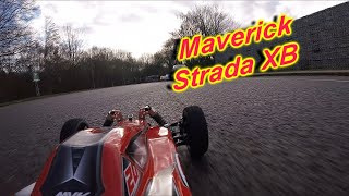 Maverick Strada XB (brushless) stock run on OLD ZOP 3s lipo.