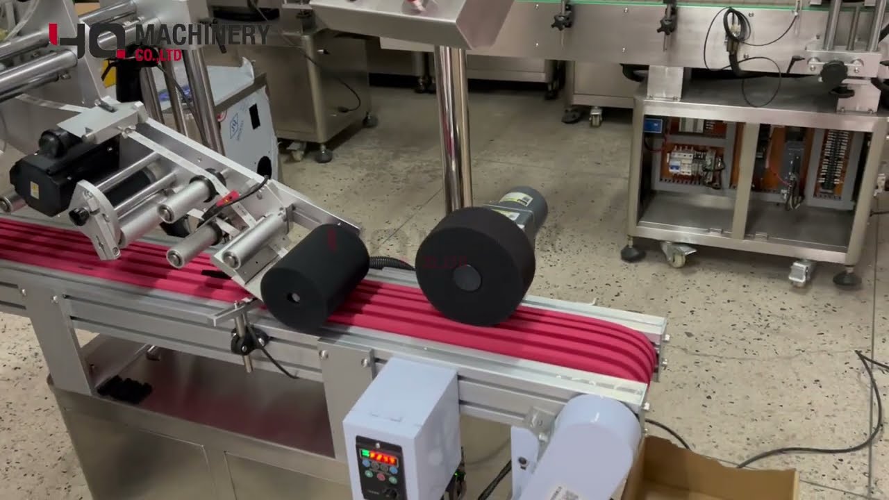 Ballpoint pen cap labeling machine|YQ automatic sticker label applicator for ball pens  Indonesia