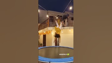 Trampoline Trouble! Woman’s Jump Ends in Hilarious Mishap