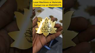 Image Marking on GoldSheet/ Best Metal Marking Machine/ Best CO2 Laser Cutting Machine #co2 #marking