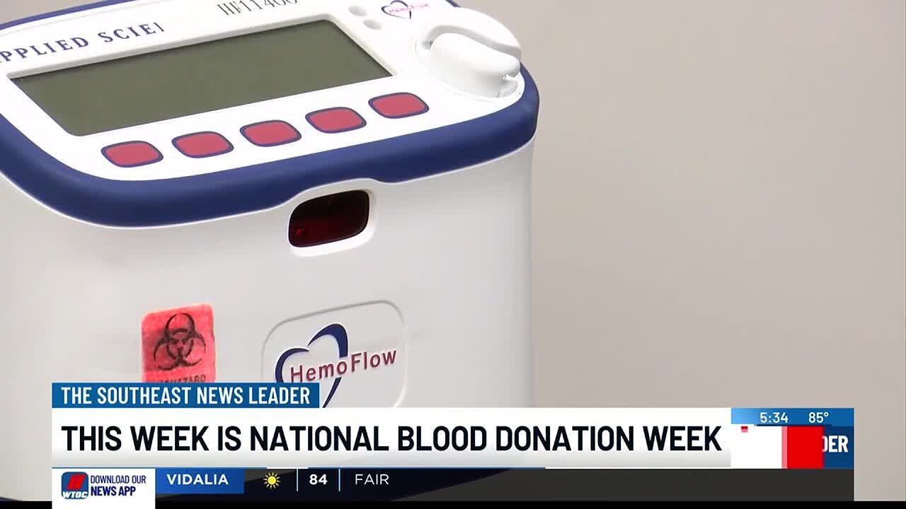 National Blood Donation Week encourages people to give blood following summer shortage