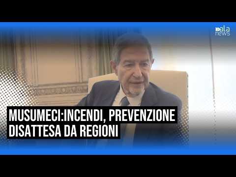 Video Incendi, Musumeci: I canadair sono sempre meno