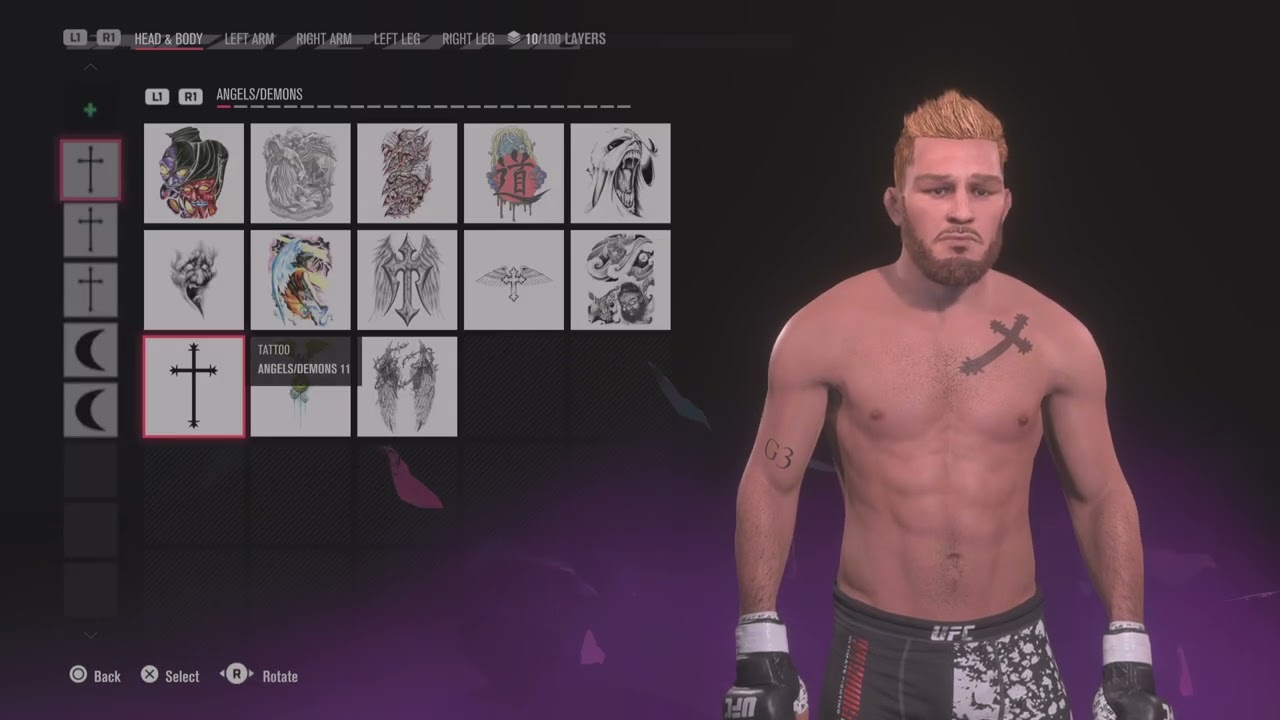 Tyler Berger create a fighter ufc 5