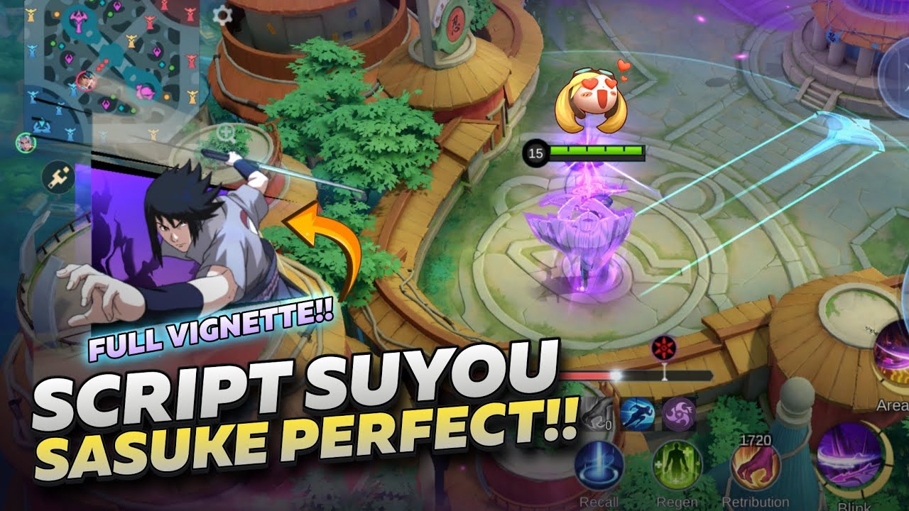 Udpate!! Script Skin Suyou Sasuke Vignette No Password!! Full Effect & Voice - Mobile Legends