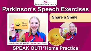 SPEAK OUT! Home Practice Sessions: SHARE A SMILE