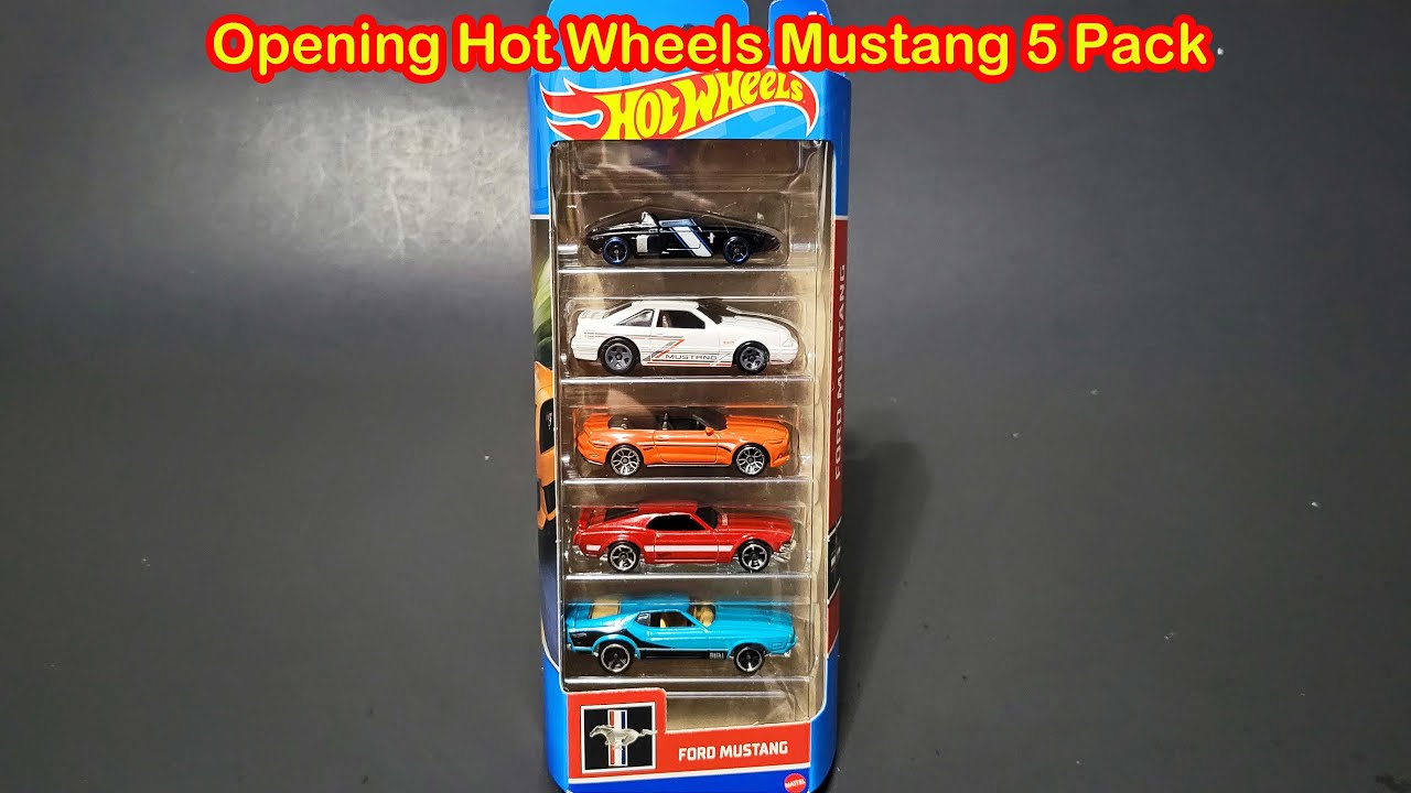 Opening 2022 Hot Wheels Mustang 5 Pack - YouTube