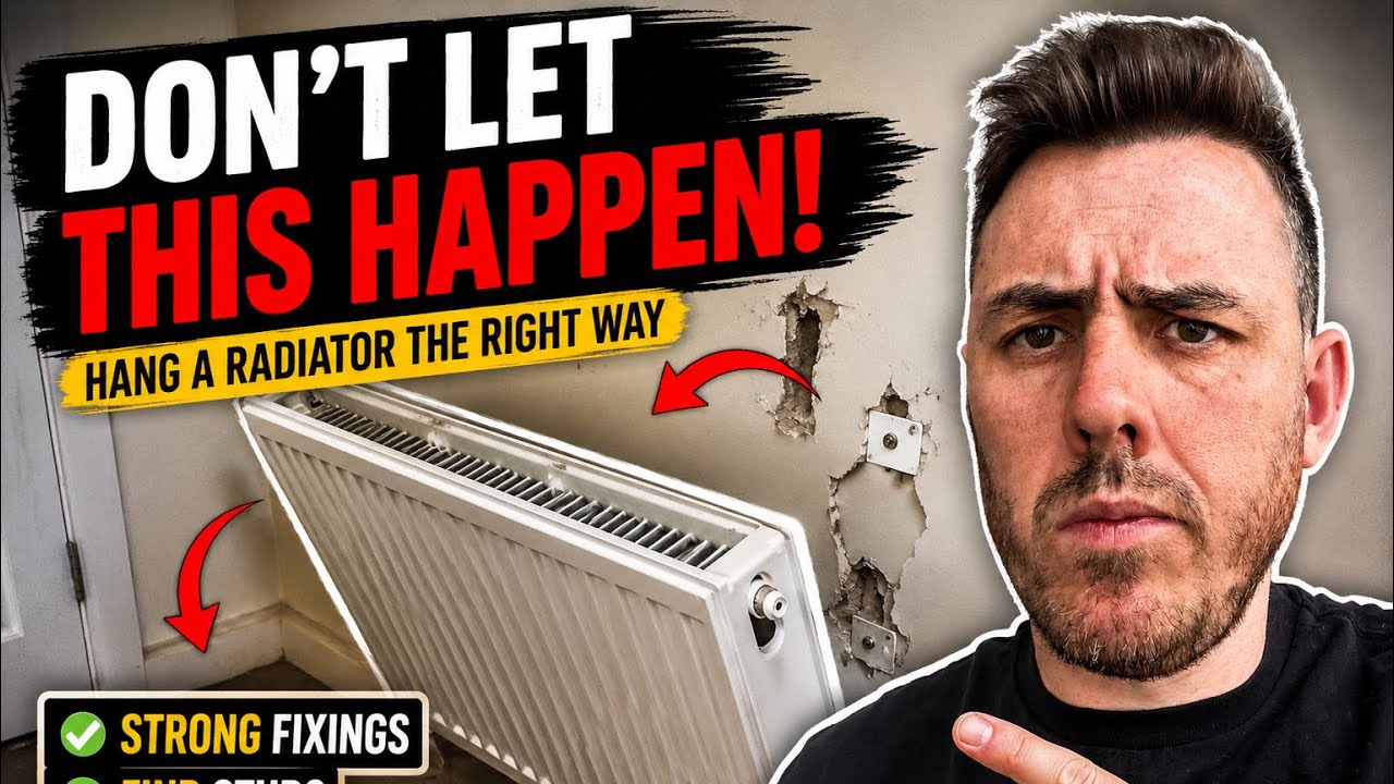 How To Hang A Radiator On A Stud Wall (Without It Falling Off)