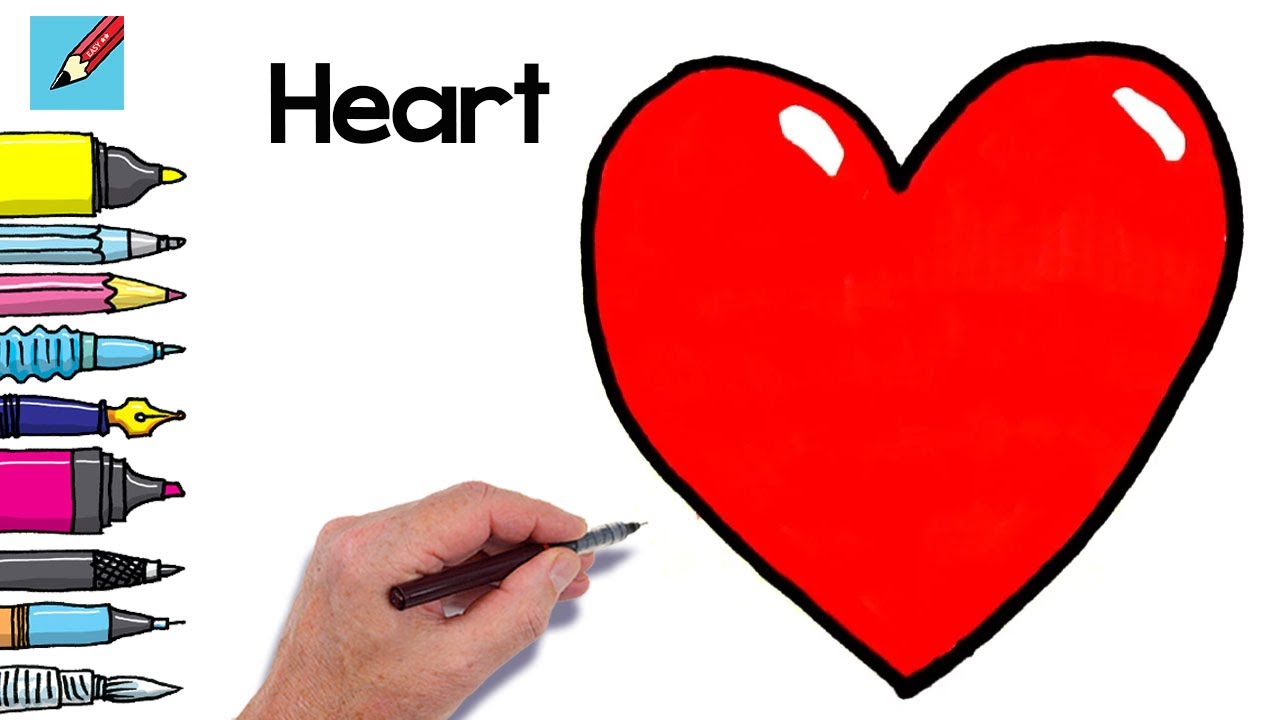 Featured image of post Art Hub For Kids How To Draw A Heart / In this tutorial i will show you how to draw a perfectly.