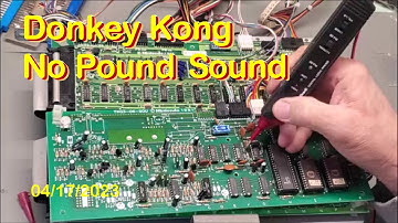 Donkey Kong Repair (TKG3)  No Pound, Stomp, Boom Sound