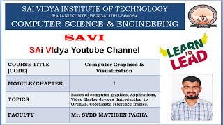 MODULE 1-Computer graphics .
