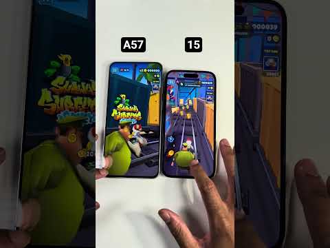 Video A57 Vs iPhone 15 - Speed Test!