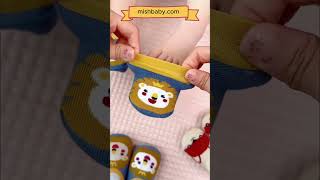 Safe First Steps Start Here! Cute Anti Slip Floor Socks for Babies