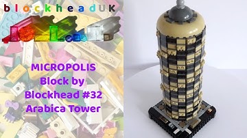 Arabica Tower - LEGO Micropolis Block by Blockhead #32
