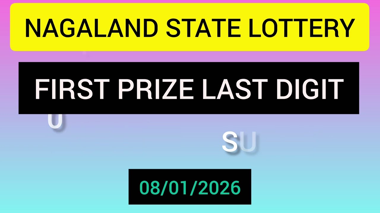 Nagaland Lottery 08/01/26 🎯 | First Prize Last Digit Prediction | Lottery Sambad Target