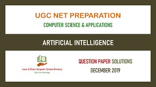 Dec 2019 - Unit 10 - Artificial Intelligence - UGC NET Computer Science  Solutions screenshot 1