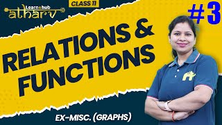 Relations & Functions Class 11 Maths NCERT Chapter 2 #3 | Ex-Misc. (Graphs) | Atharv Batch