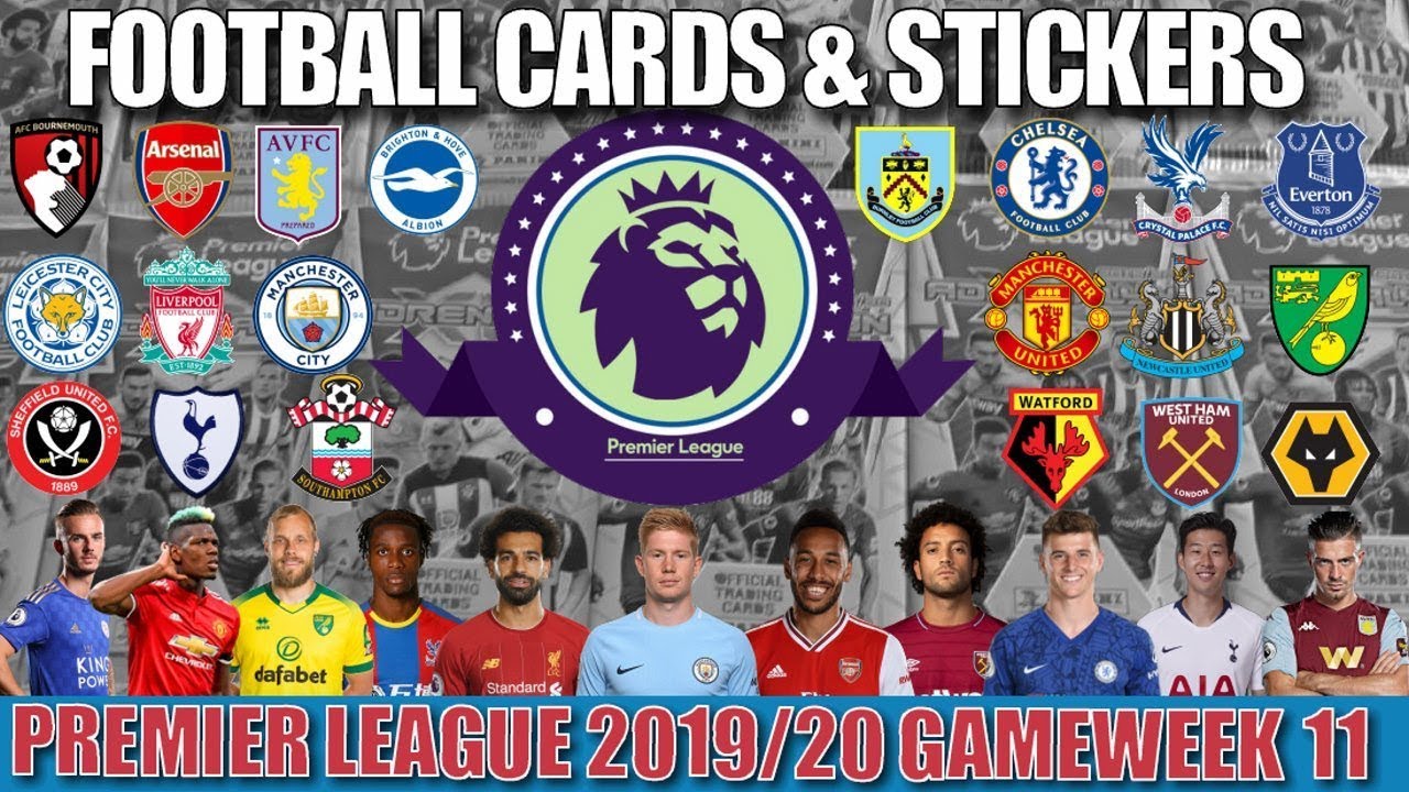GAMEWEEK 11 ☆ FOOTBALL CARDS and STICKERS PREMIER LEAGUE 201920 ☆ Panini Adrenalyn XL Trading GAMEWEEK 11 ☆ FOOTBALL CARDS and STICKERS PREMIER LEAGUE 201920 ☆ Panini Adrenalyn XL Trading