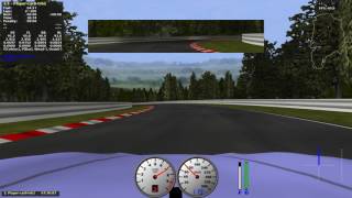 TORCS, test run of car1-trb3 on Nordschleife, best lap: 6:58.90