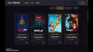 Desain HTML Web Nonton Film Keren