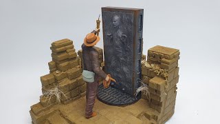 Painting a mind bending 3D sculpture for one of my Patrons Part two - Dr Jones, I presume?